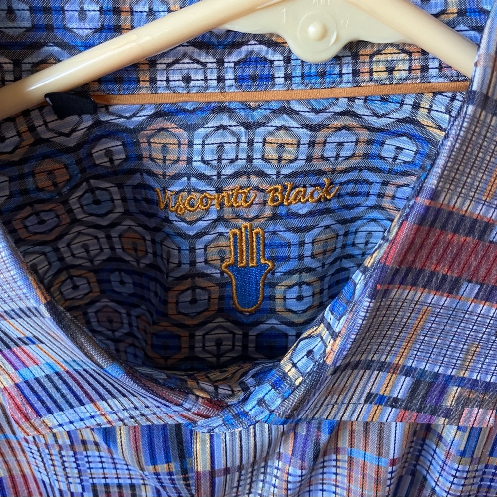 Stylish Multicolor Geometric Button Down Shirt - image 2